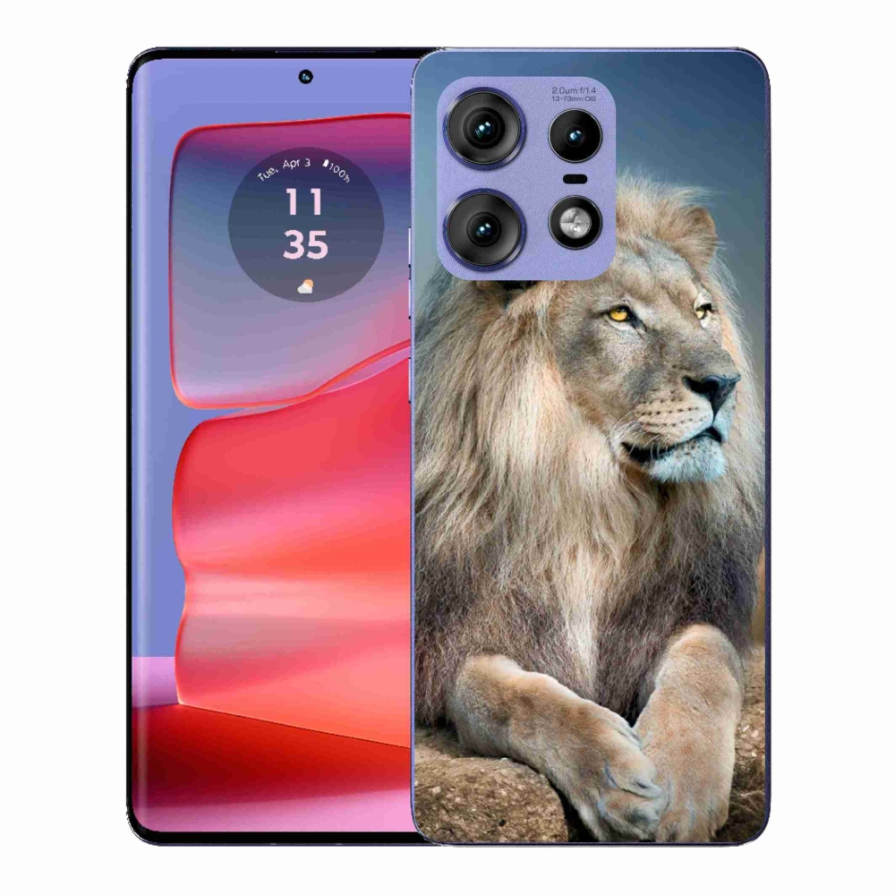 Zselés borítás mmCase a Motorola Edge 50 Pro készülékhez - Lion 1