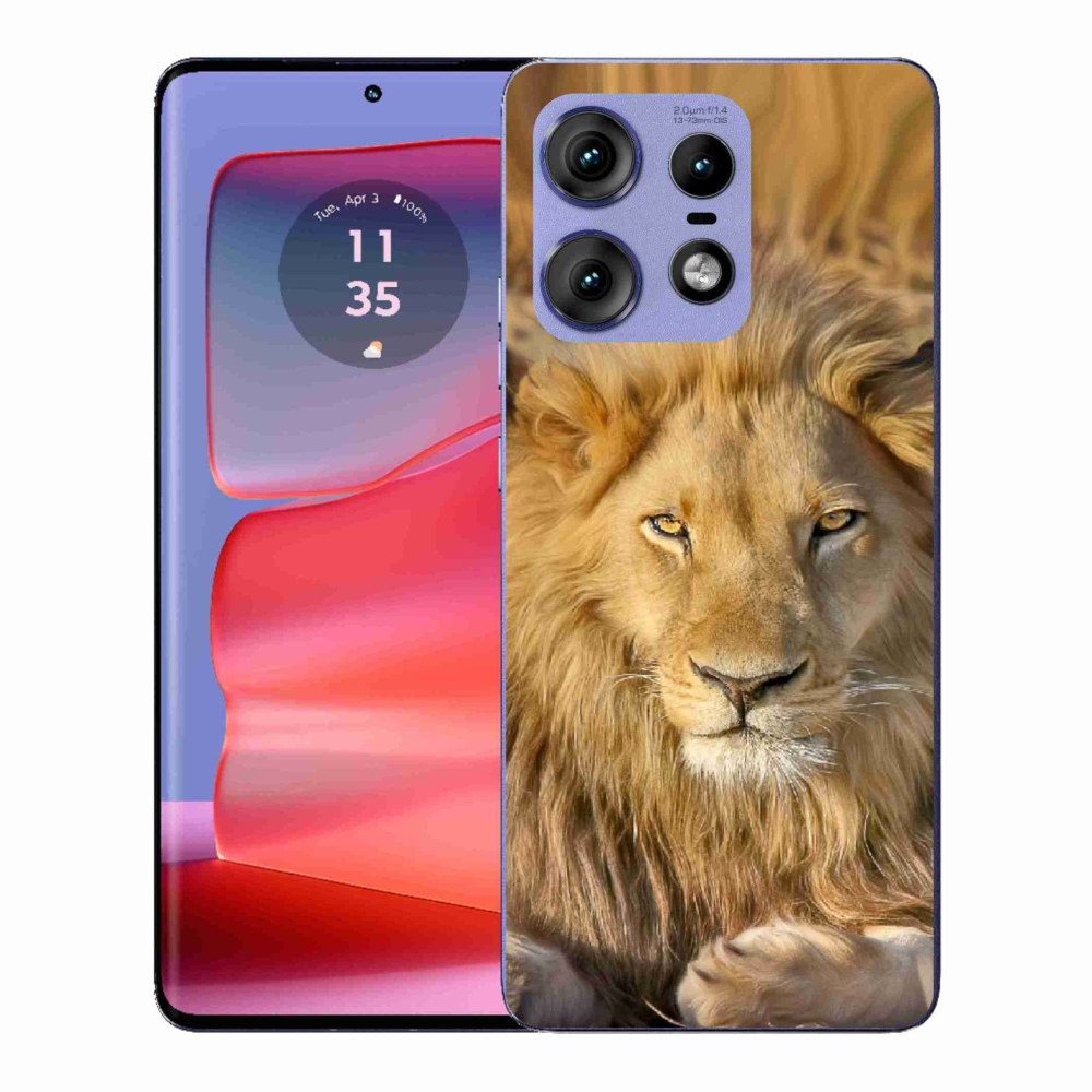 Zselés borítás mmCase a Motorola Edge 50 Pro készülékhez - Lion 2
