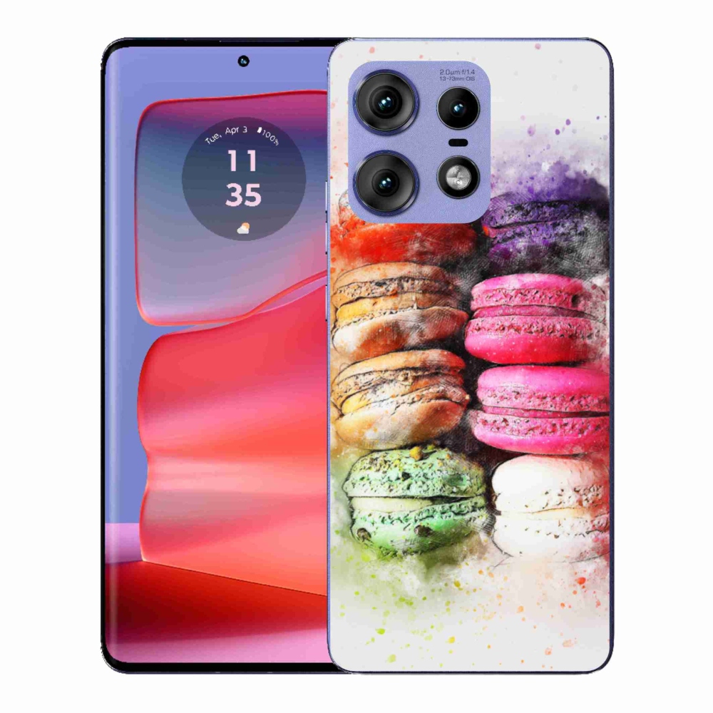 Zselés borítás mmCase a Motorola Edge 50 Pro készülékhez - makrók
