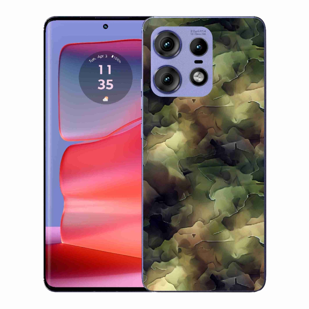 Zselés borítás mmCase a Motorola Edge 50 Pro készülékhez - álcázó minta 10