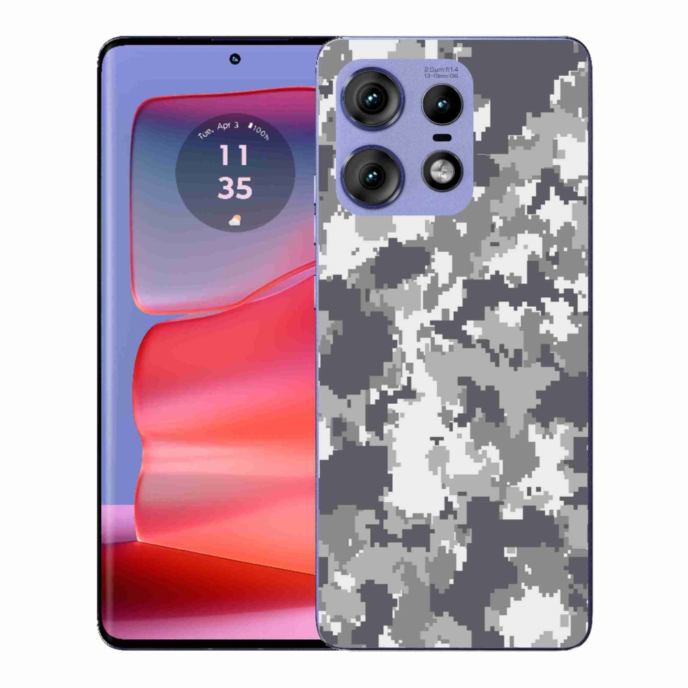 Zselés borítás mmCase a Motorola Edge 50 Pro készülékhez - álcázó mintázat 2