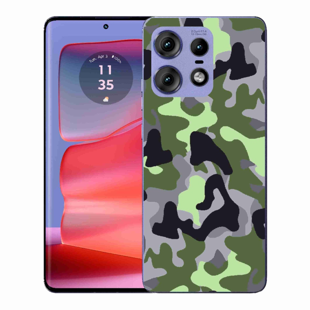 Zselés borítás mmCase a Motorola Edge 50 Pro készülékhez - álcázó minta 7