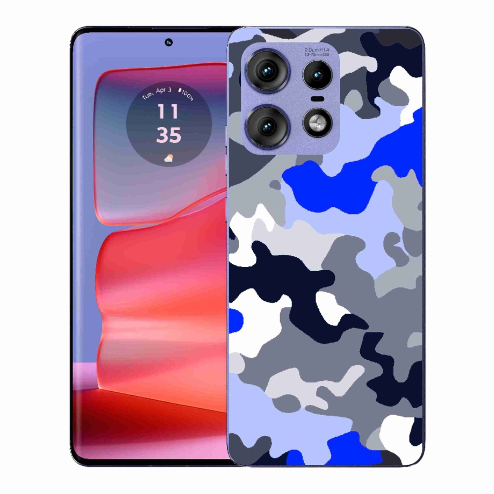 Zselés borítás mmCase a Motorola Edge 50 Pro készülékhez - álcázó mintázat 8