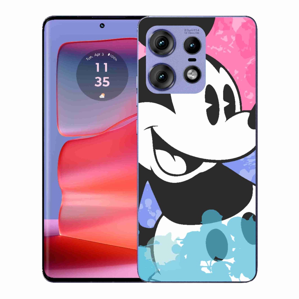 Zselés borítás mmCase a Motorola Edge 50 Pro készülékhez - mickey mouse