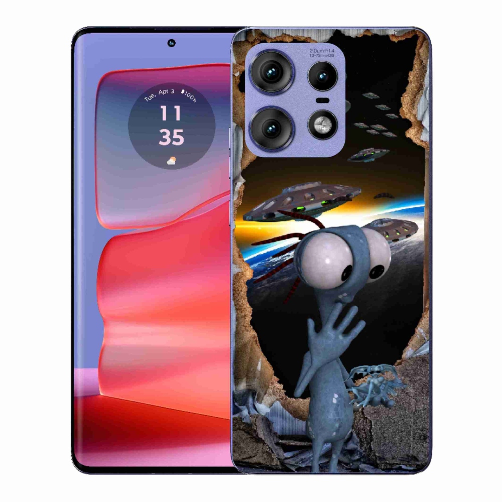 Gél védőburkolat mmCase a Motorola Edge 50 Pro készülékhez - idegen