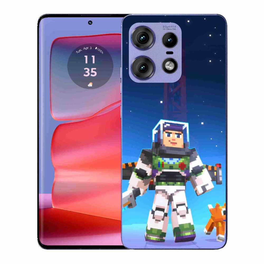 Gél védőburkolat mmCase a Motorola Edge 50 Pro készülékhez - minecraft 2
