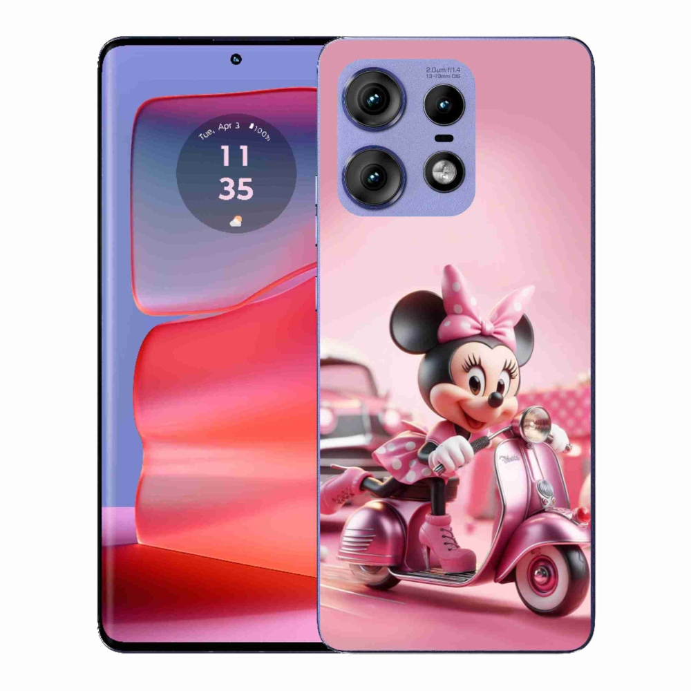 Zselés borítás mmCase a Motorola Edge 50 Pro készülékhez - minnie 1
