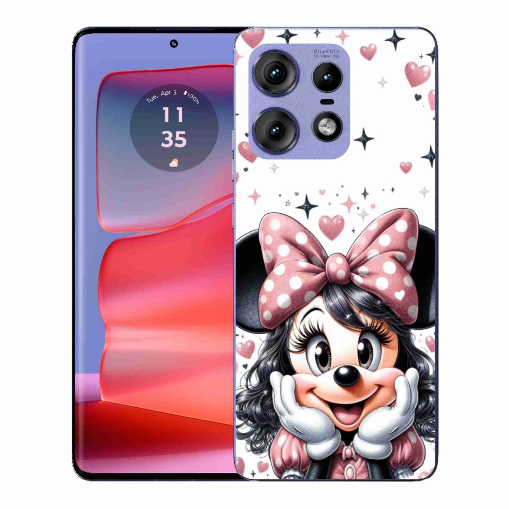 Zselés borítás mmCase a Motorola Edge 50 Pro készülékhez - minnie