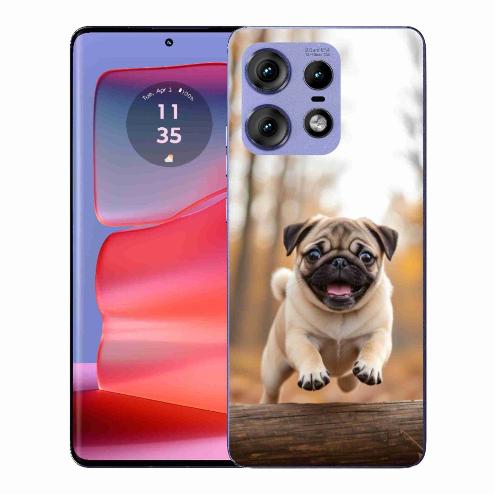 Zselés borítás mmCase a Motorola Edge 50 Pro készülékhez - mopsz 2