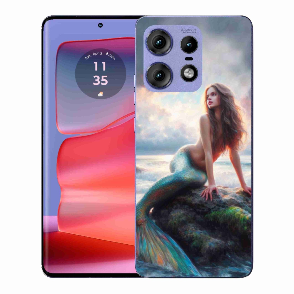 Zselés borítás mmCase a Motorola Edge 50 Pro készülékhez - sellő