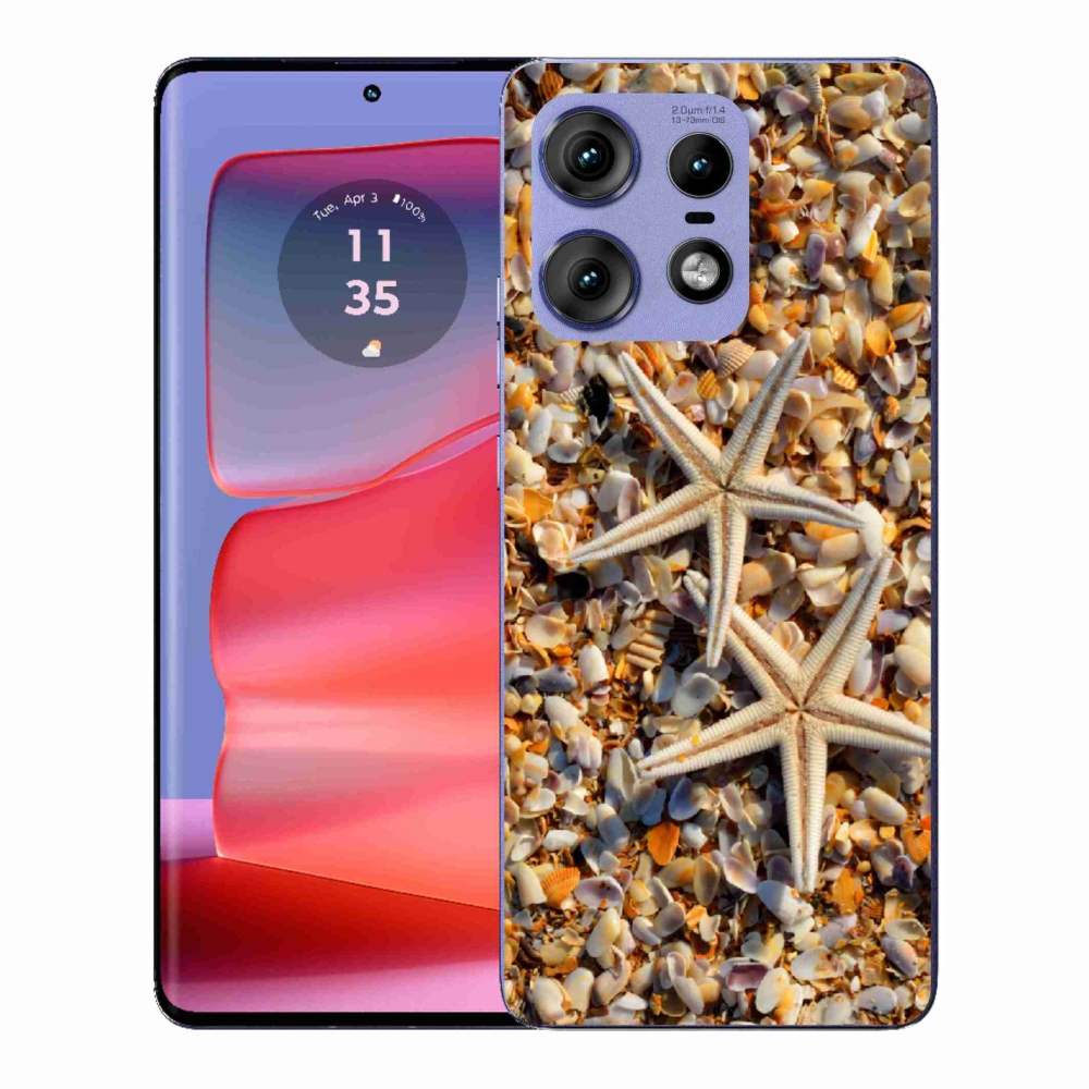 Zselés borítás mmCase a Motorola Edge 50 Pro készülékhez - tengeri csillag