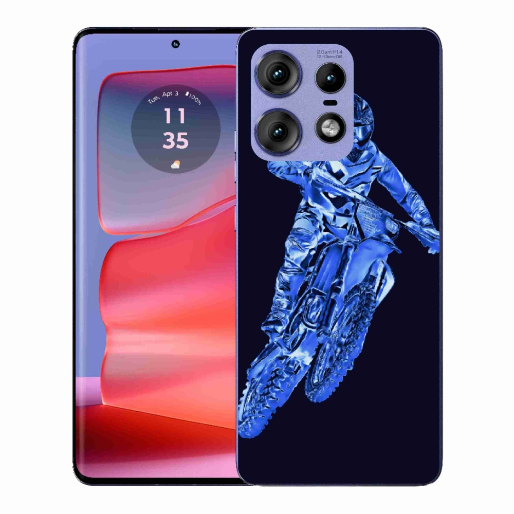 Zselés borítás mmCase a Motorola Edge 50 Pro készülékhez - motocross 1