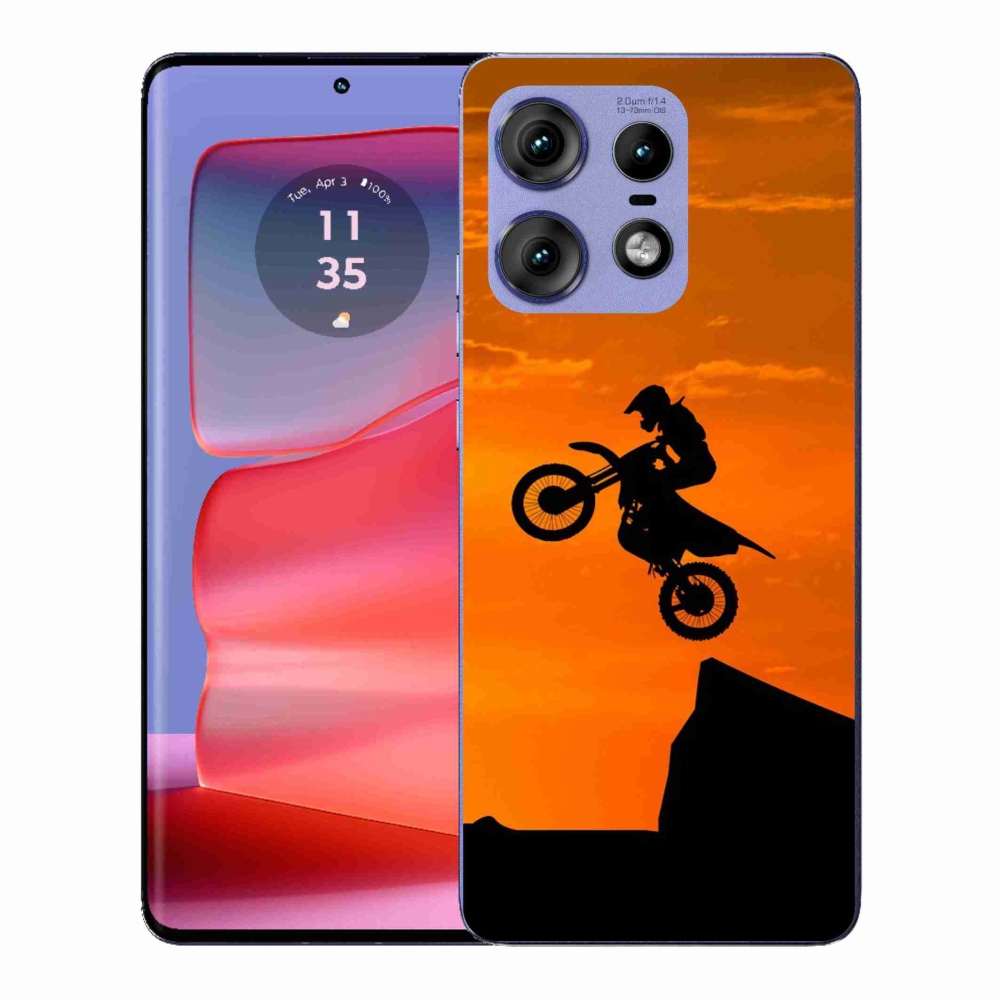 Zselés borítás mmCase a Motorola Edge 50 Pro-hoz - motocross