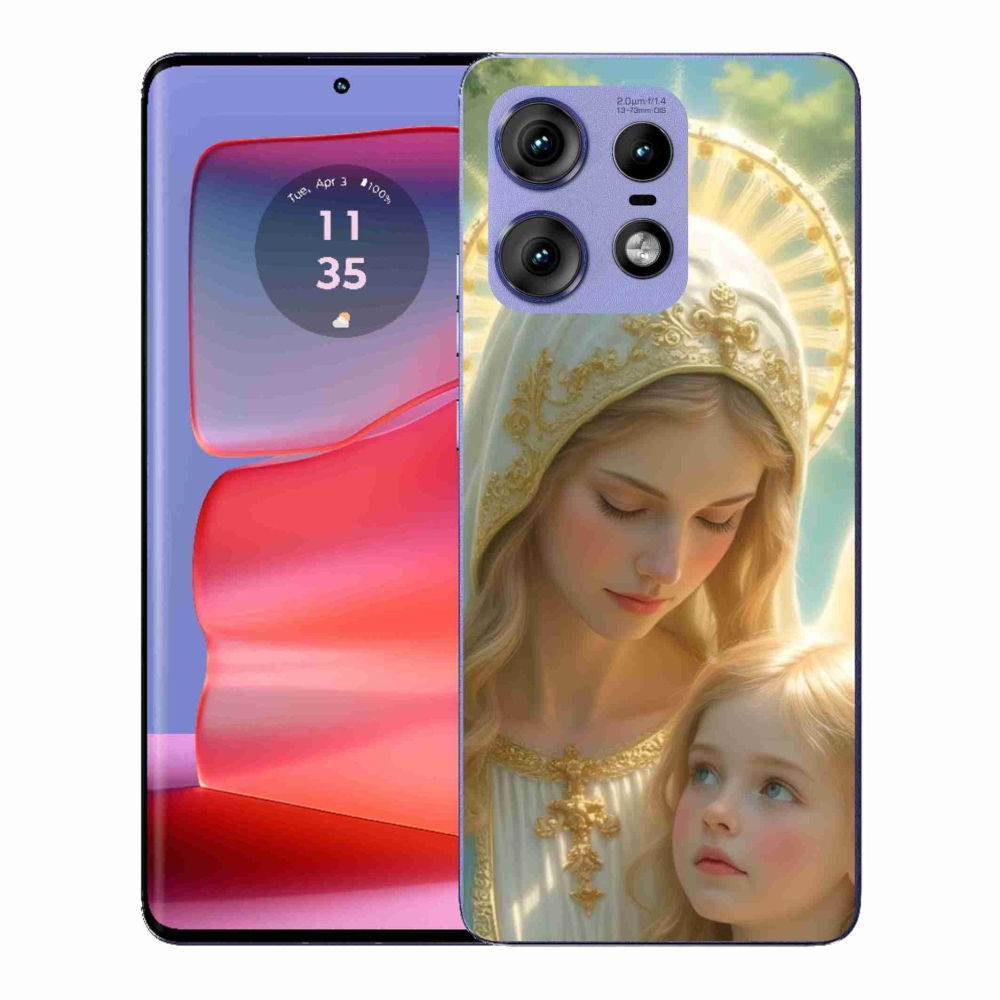 Gél borítás mmCase a Motorola Edge 50 Pro készülékhez - Vallási motívum 2