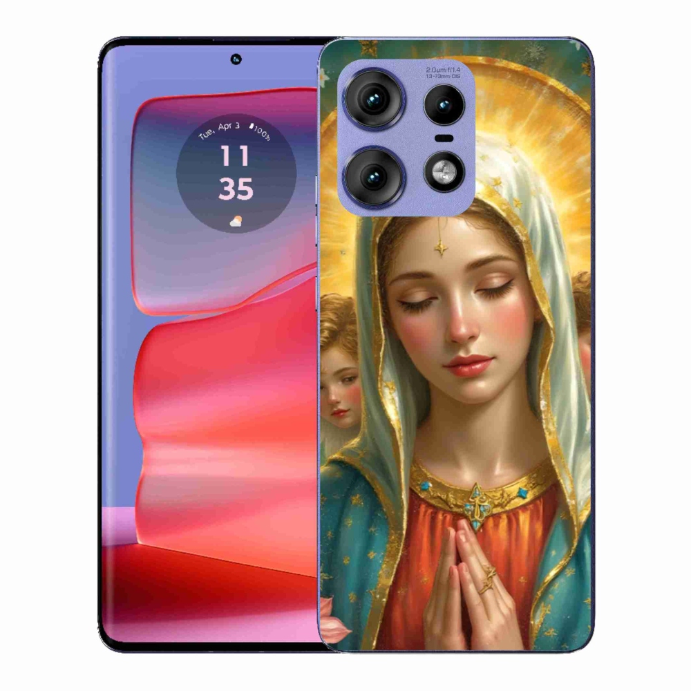Gél borítás mmCase a Motorola Edge 50 Pro készülékhez - Vallási motívum 3