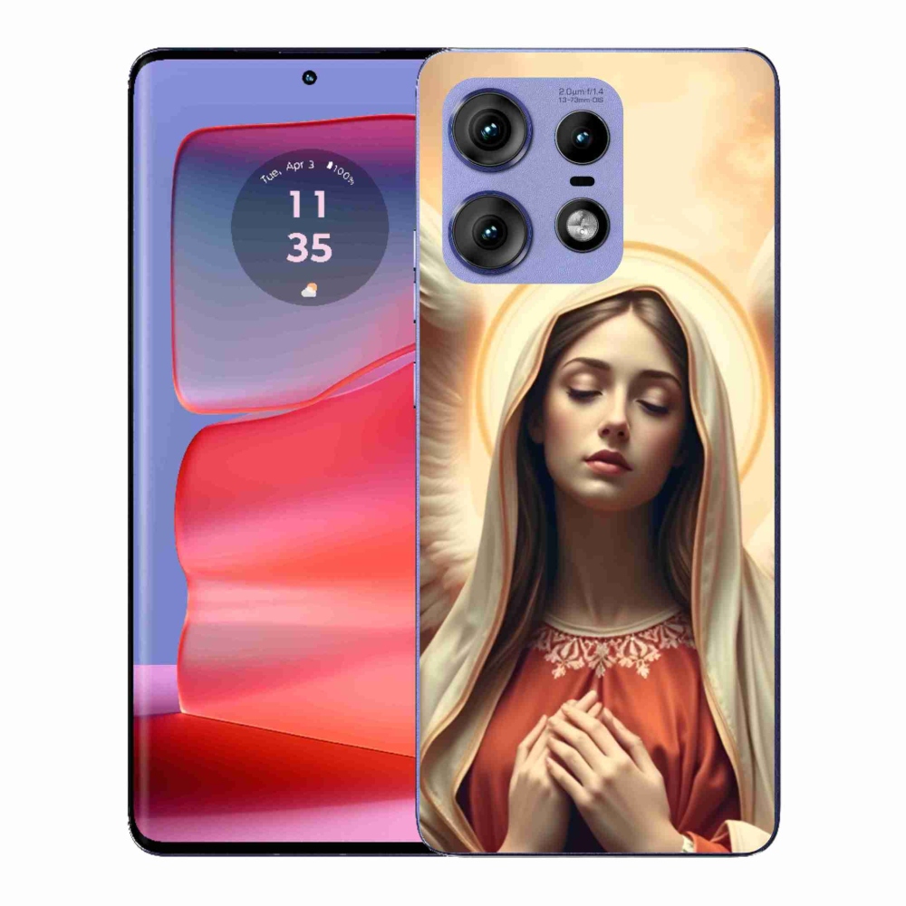 Zselés borítás mmCase a Motorola Edge 50 Pro készülékhez - vallási téma