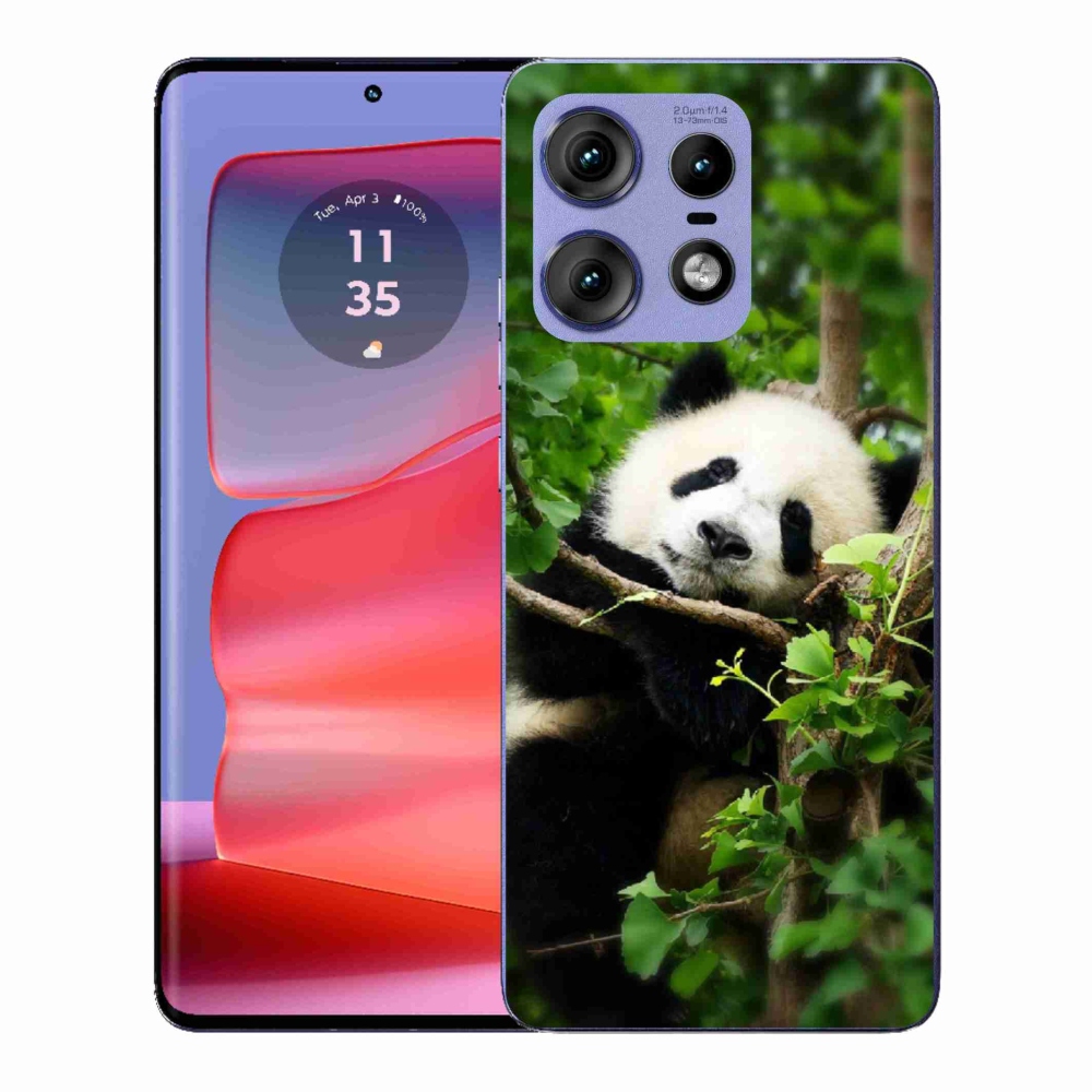 Gél védőburkolat mmCase a Motorola Edge 50 Pro készülékhez - panda