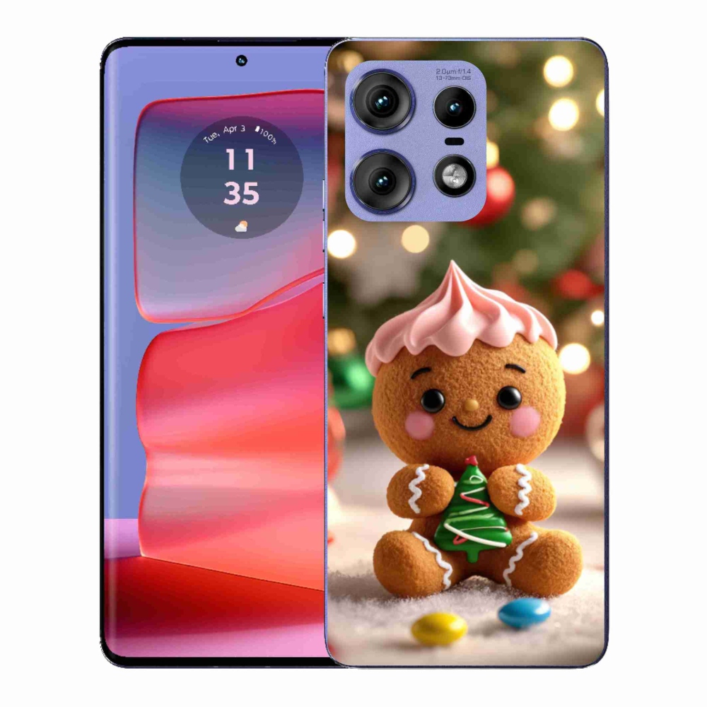 Gél védőburkolat mmCase a Motorola Edge 50 Pro készülékhez - mézeskalács