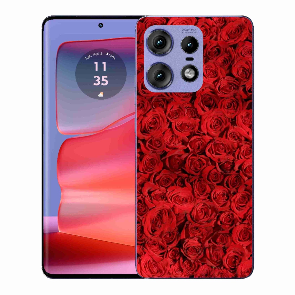 Zselés borítás mmCase a Motorola Edge 50 Pro készülékhez - rózsaszínű