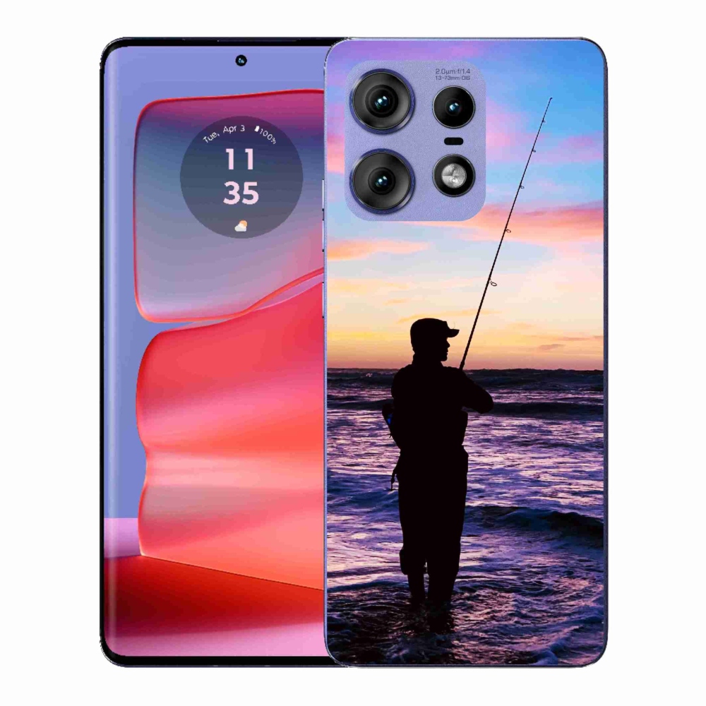 Zselés borítás mmCase a Motorola Edge 50 Pro készülékhez - halászat 1