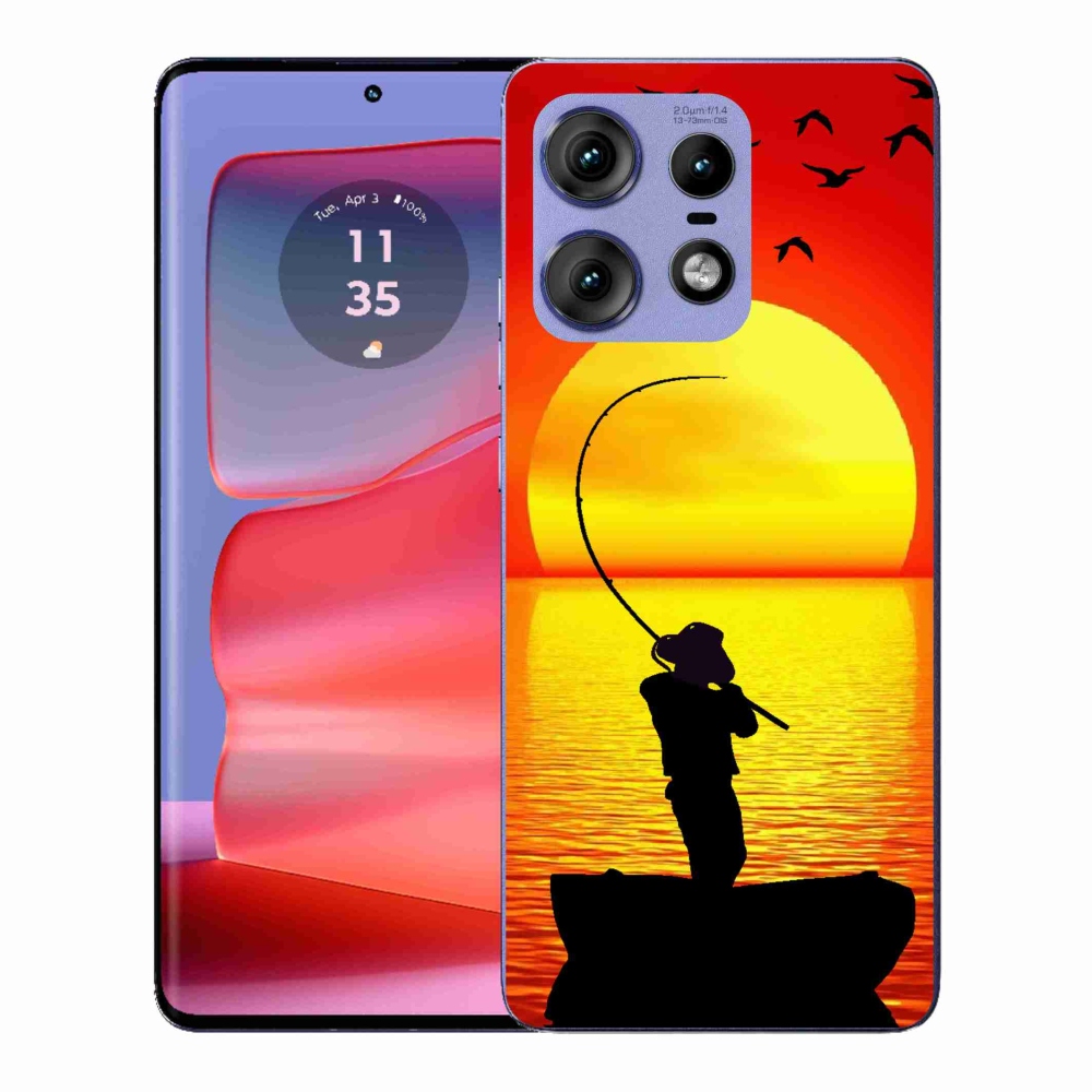 Gél védőburkolat mmCase a Motorola Edge 50 Pro készülékhez - horgászat