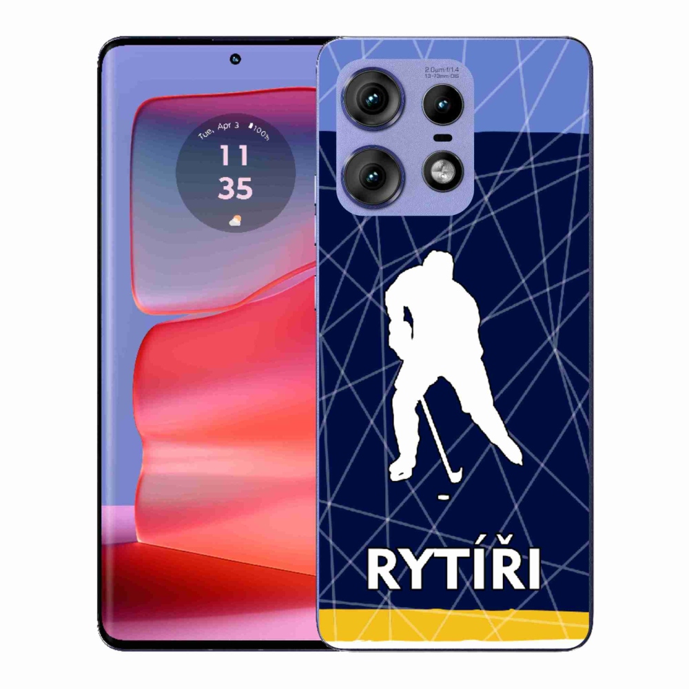 Zselés borítás mmCase a Motorola Edge 50 Pro készülékhez - Lovagok