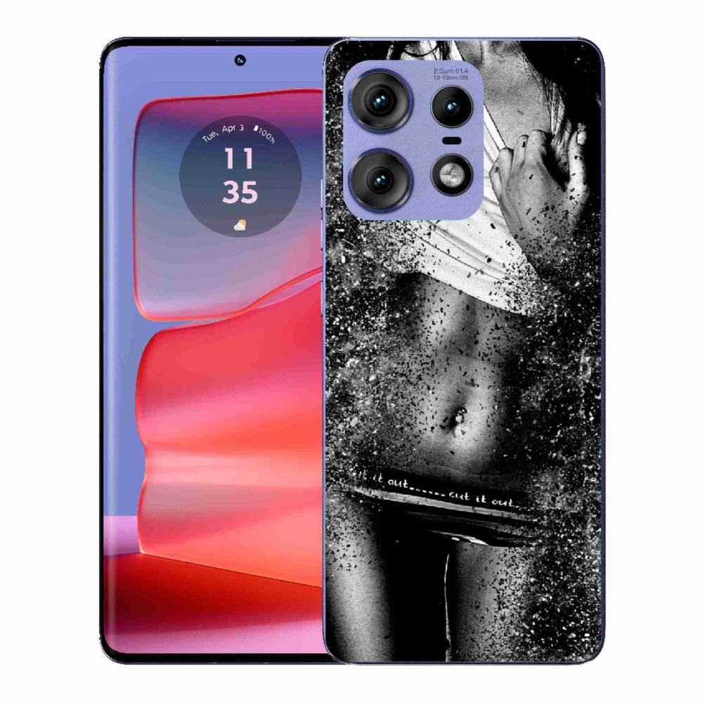 Zselés borítás mmCase a Motorola Edge 50 Pro készülékhez - szexi nő 1