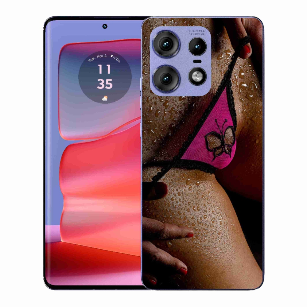 Zselés borítás mmCase a Motorola Edge 50 Pro készülékhez - szexi nő