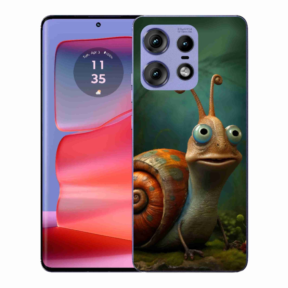 Zselés tok mmCase a Motorola Edge 50 Pro készülékhez - csiga