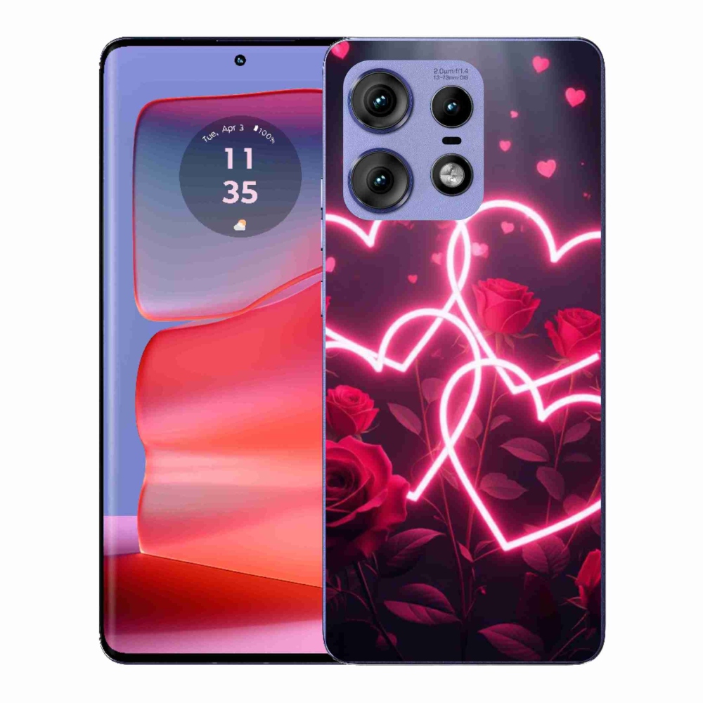 Gél borító mmCase a Motorola Edge 50 Pro készülékhez - Szerelem szíve