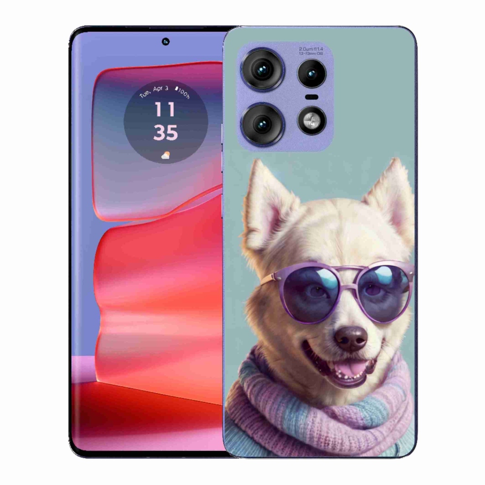 Zselés borítás mmCase a Motorola Edge 50 Pro készülékhez - stílusos német felső rész