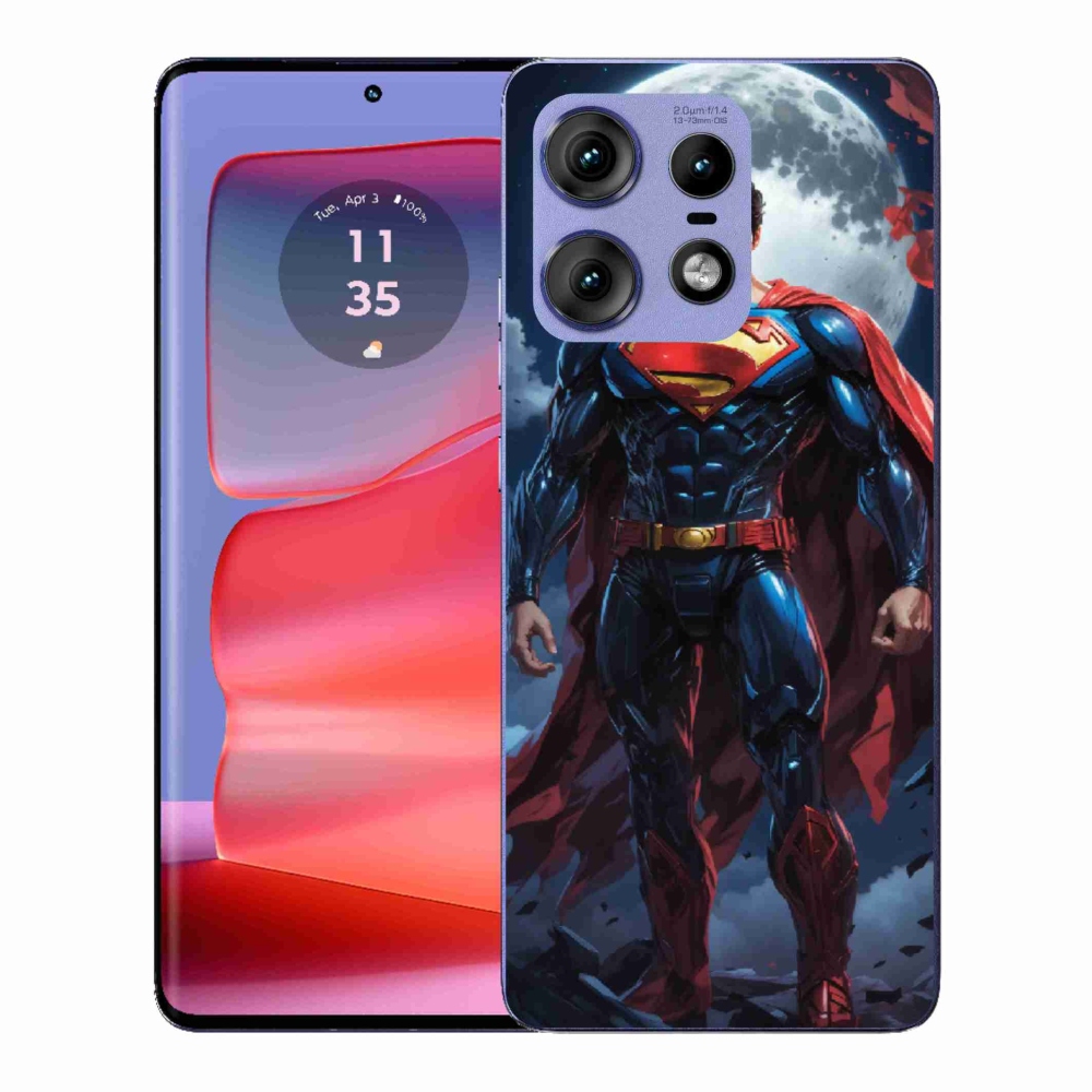 Zselés borítás mmCase a Motorola Edge 50 Pro készülékhez - superman