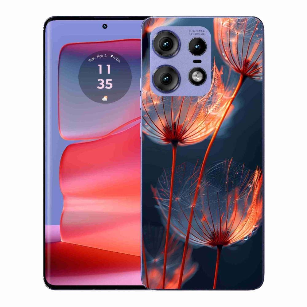 Zselés borítás mmCase a Motorola Edge 50 Pro készülékhez - világító pehely