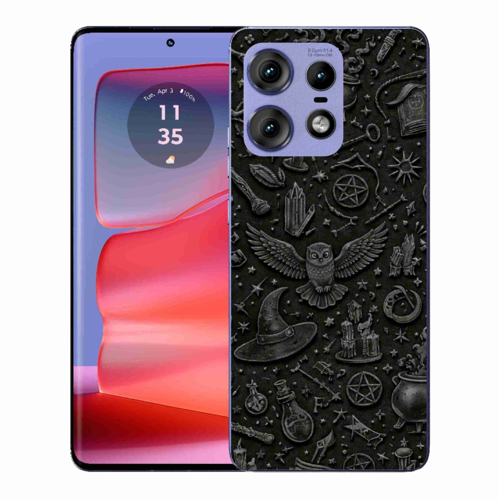 Zselés borítás mmCase a Motorola Edge 50 Pro készülékhez - sötét varázslatos világ