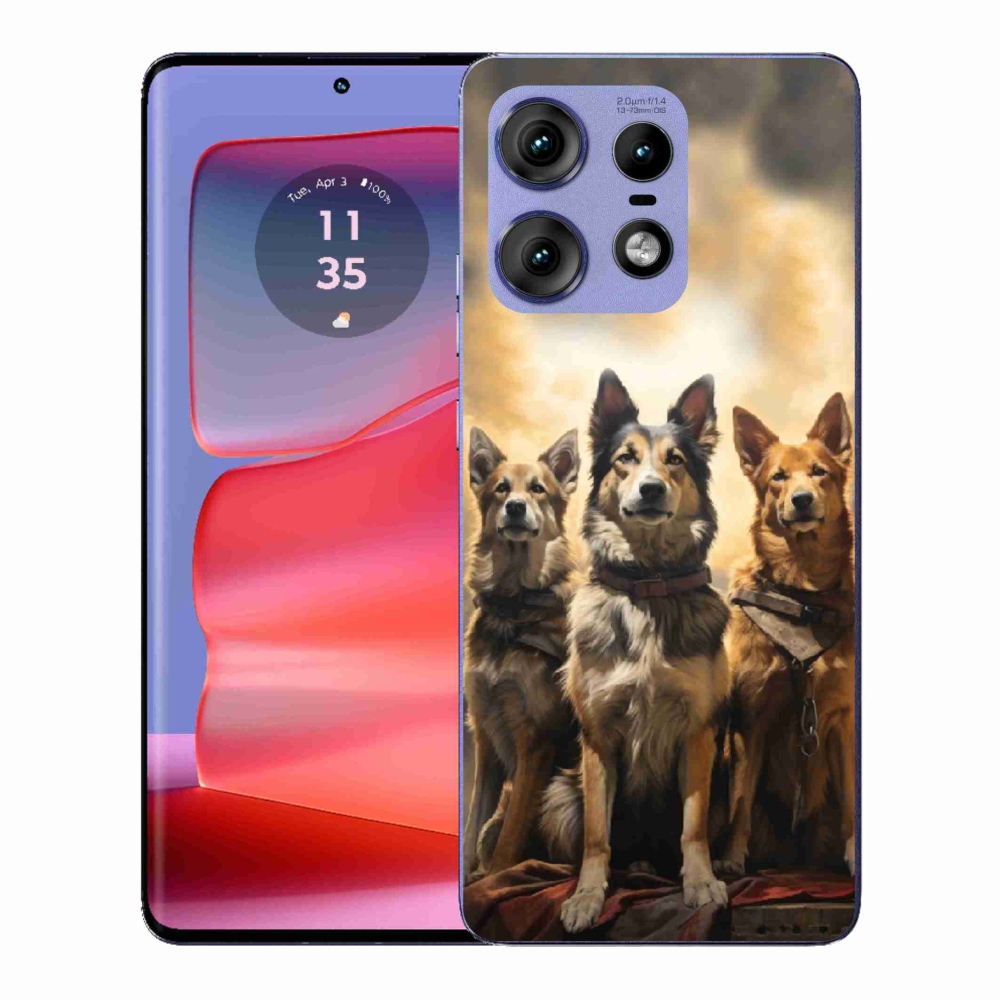 Zselés borítás mmCase a Motorola Edge 50 Pro készülékhez - három psi