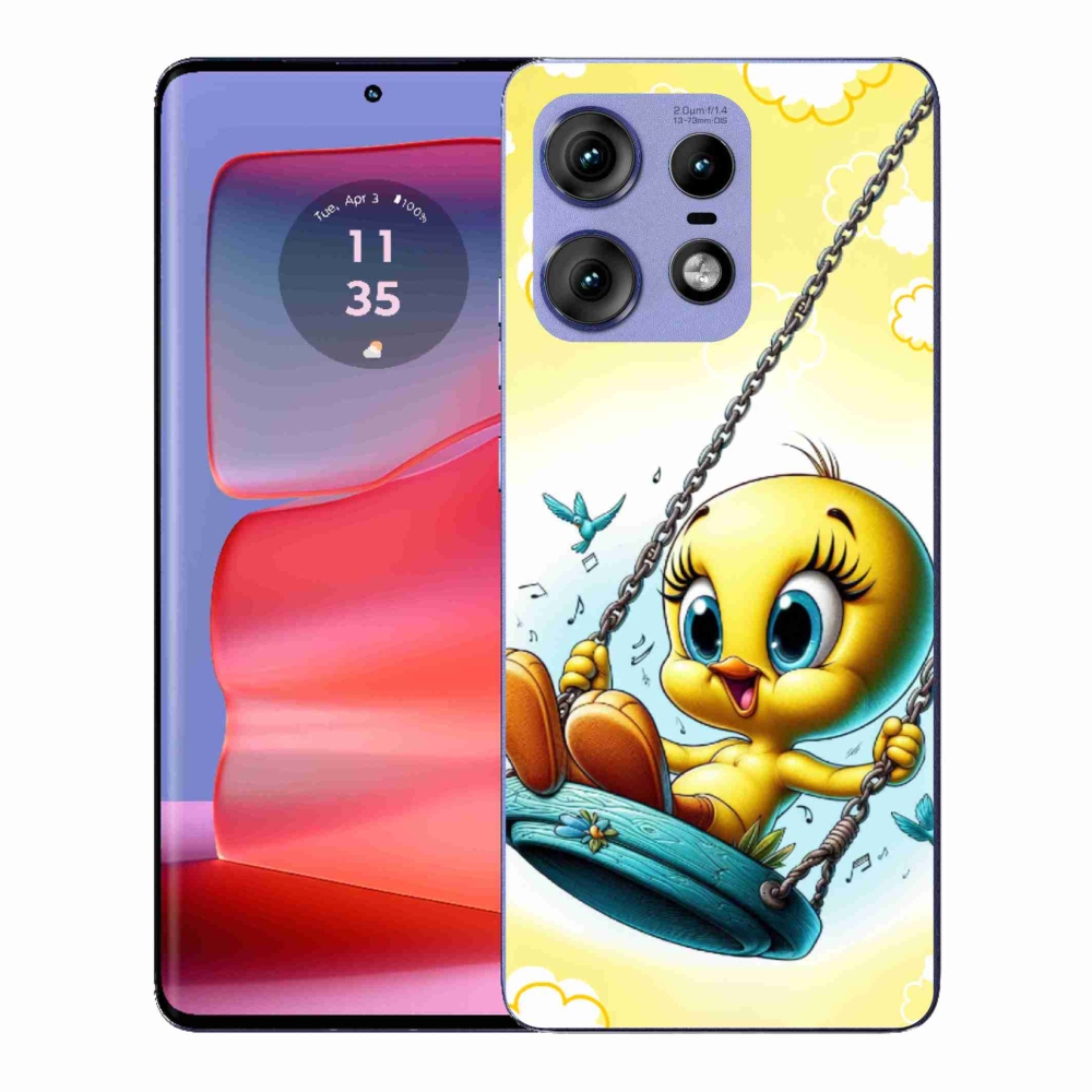 Zselés borítás mmCase a Motorola Edge 50 Pro készülékhez - tweets