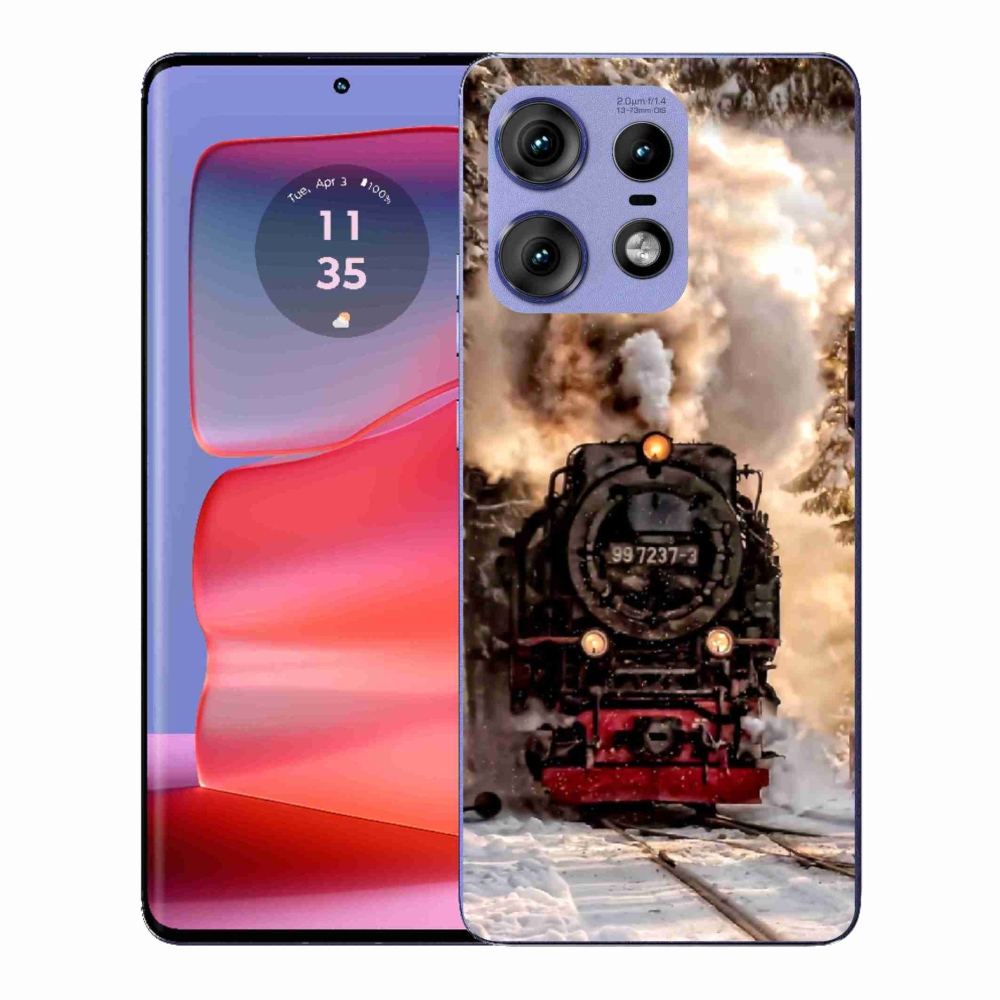 Zselés borítás mmCase a Motorola Edge 50 Pro készülékhez - vonat