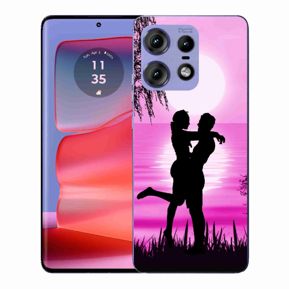 Zselés borítás mmCase a Motorola Edge 50 Pro készülékhez - naplemente