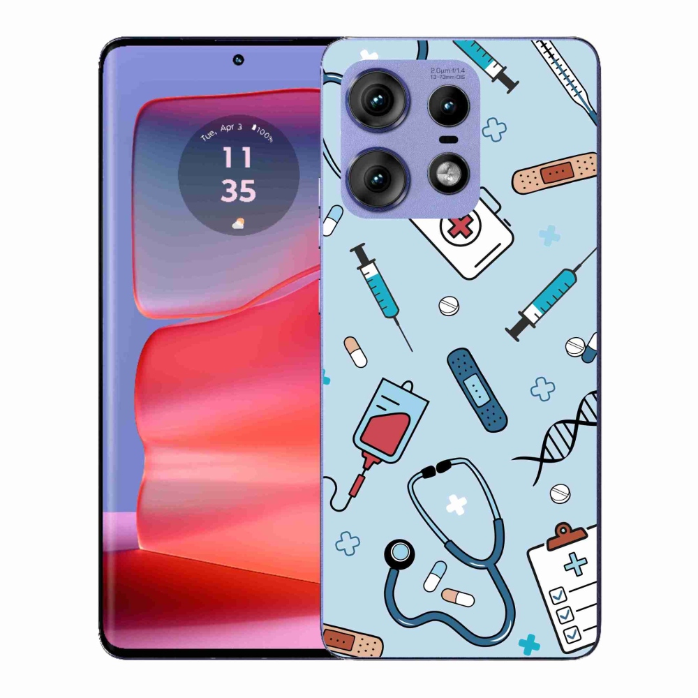 Zselés borítás mmCase a Motorola Edge 50 Pro készülékhez - egészség 1