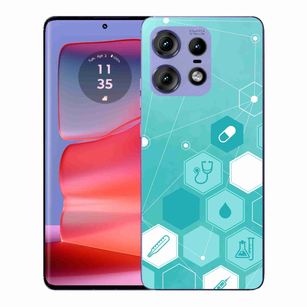 Gél védőburkolat mmCase a Motorola Edge 50 Pro készülékhez - Egészségügy 3