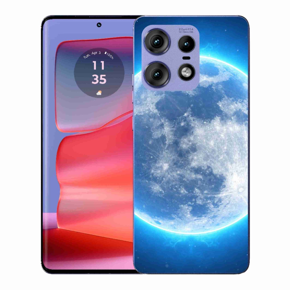 Zselés borítás mmCase a Motorola Edge 50 Pro készülékhez - földgömb alakú