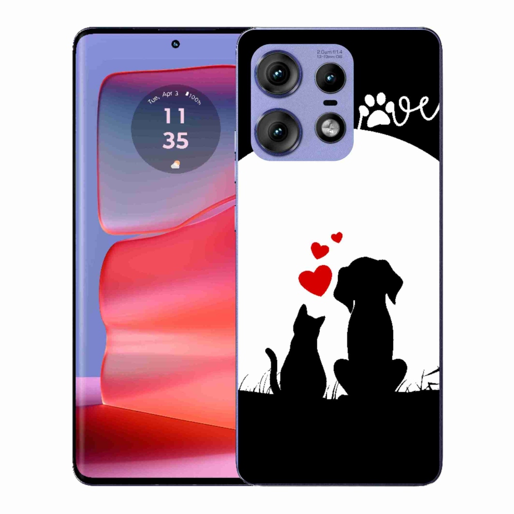 Zselés borítás mmCase a Motorola Edge 50 Pro készülékhez - állatszerelem