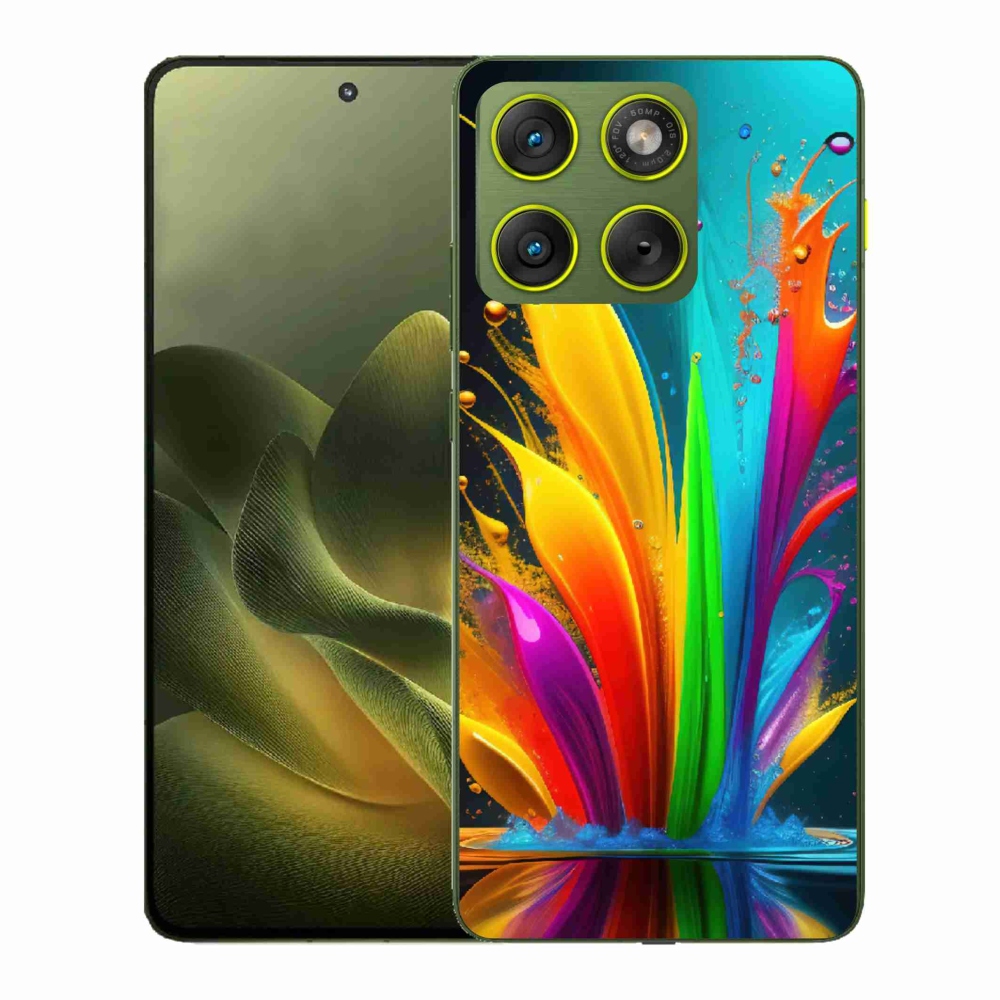 Zselés borítás mmCase a Motorola Edge 70 készülékhez - absztrakt motívum 1