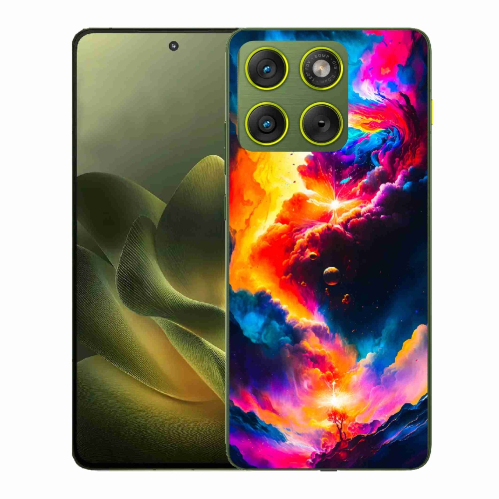 Zselés borítás mmCase a Motorola Edge 70 készülékhez - absztrakt motívum