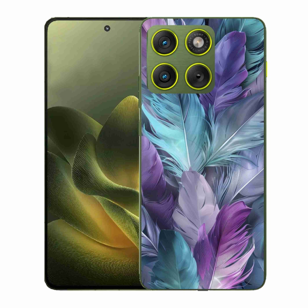 Zselés borítás mmCase a Motorola Edge 70-hez - színes toll 2