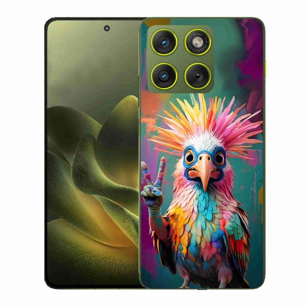 Zselés borítás mmCase a Motorola Edge 70 készülékhez - lilás színű