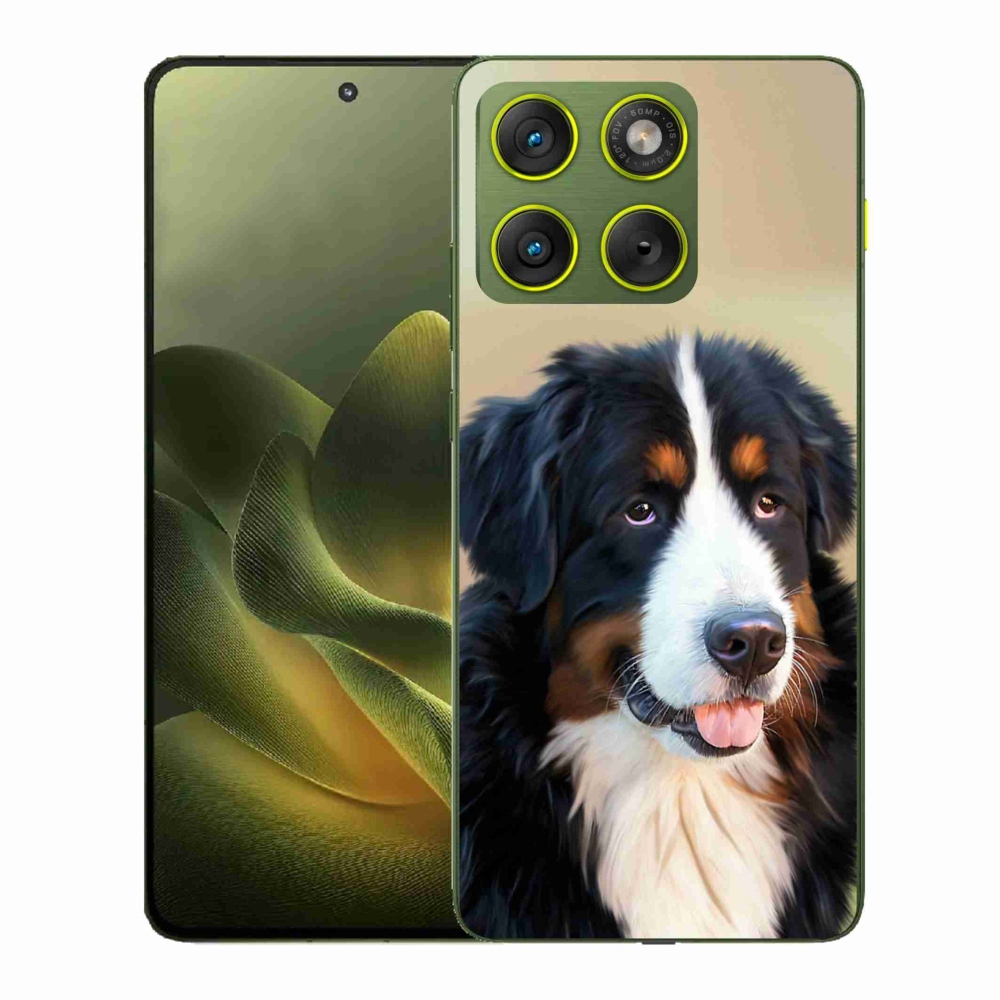 Zselés borítás mmCase a Motorola Edge 70 készülékhez - Berni hegyi kutya