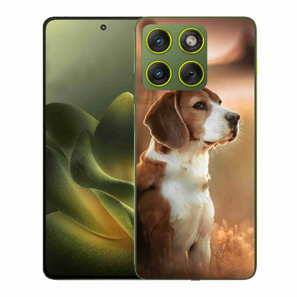 Zselés borítás mmCase a Motorola Edge 70 készülékhez - bézs színű