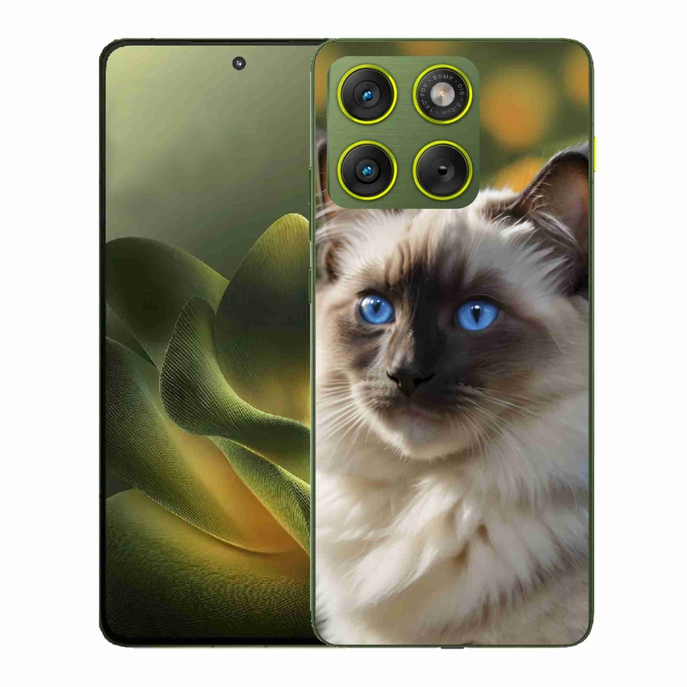 Zselés borítás mmCase a Motorola Edge 70 készülékhez - fehér rongybaba