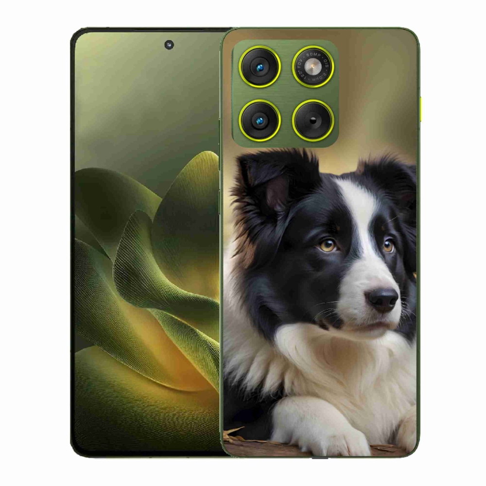 Zselés borító mmCase a Motorola Edge 70-hez - border colie 2